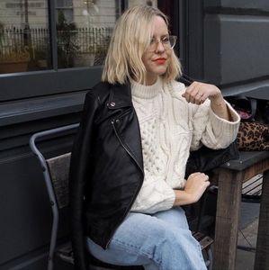 H&M cable knit thick sweater